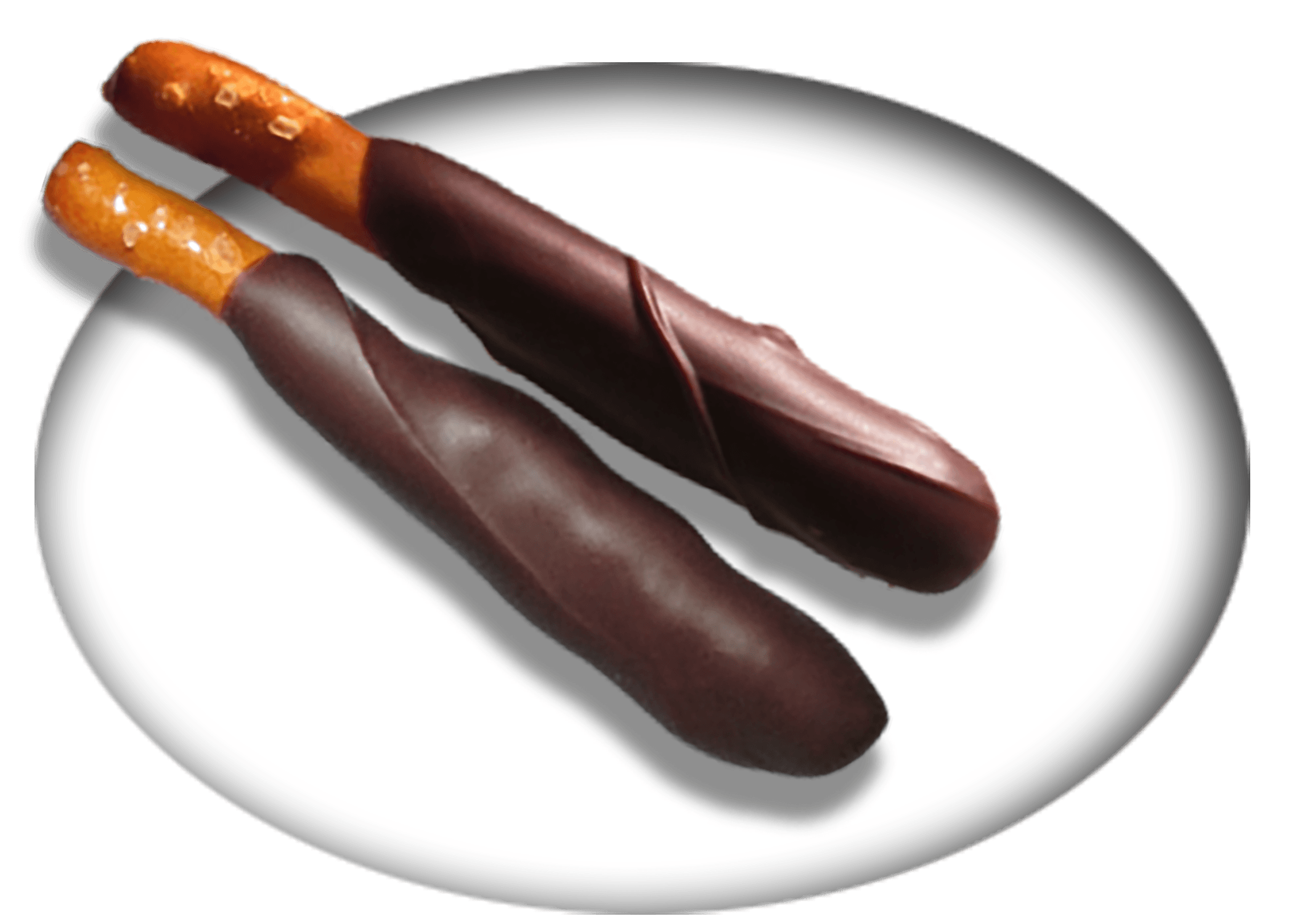 Chocolate Covered Everything — Oliver untwists - Dark chocolate dipped gluten-free pretzel sticks. Shipping, delivery, and pick up. Place your order!