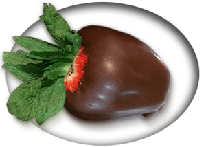 Chocolate Covered Everything —  Ella Janes - Dark chocolate covered organic strawberries.  Made to order...  Please contact us to place your order.  Local deliveries or pickup only. Place your order!
