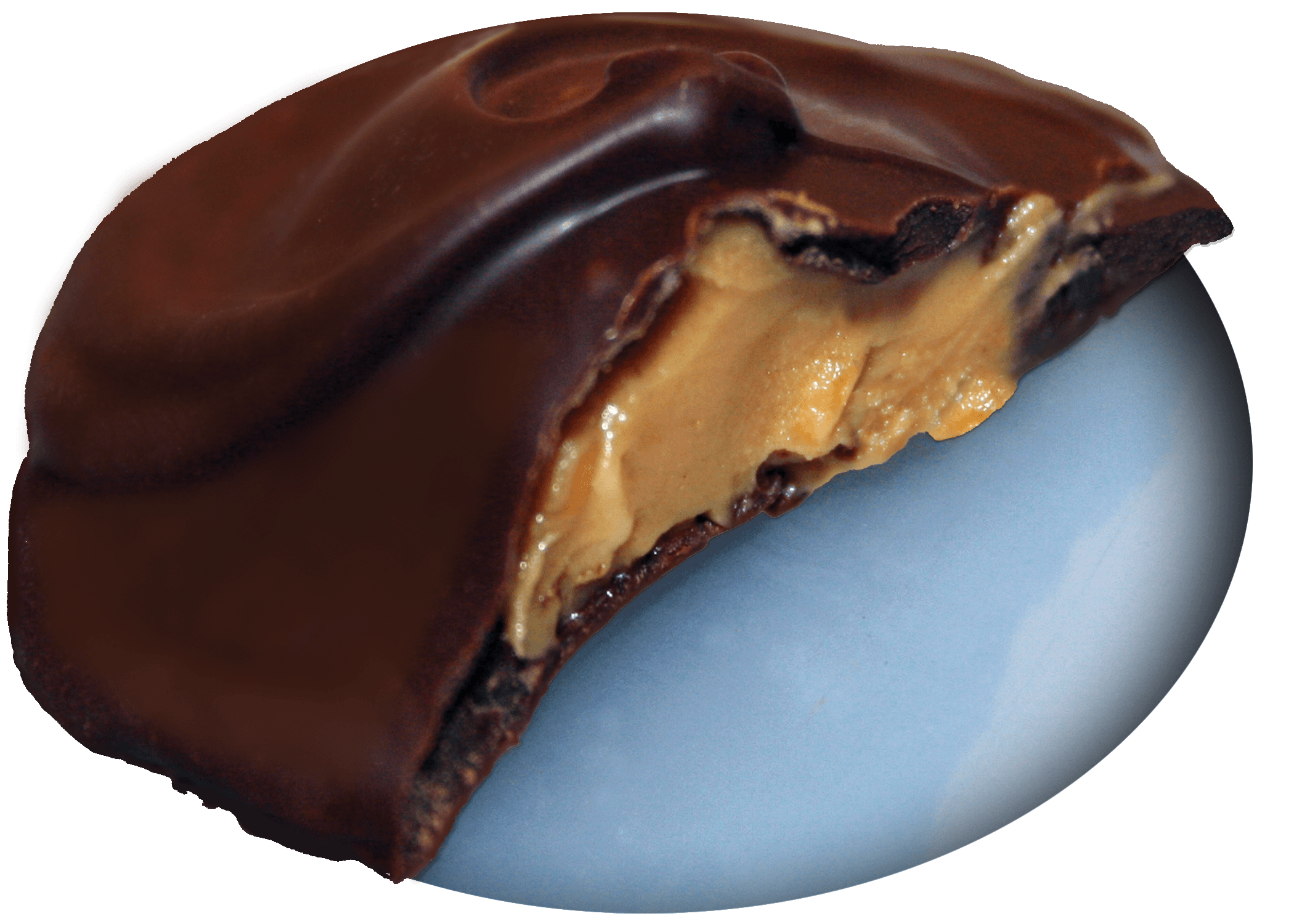 Chocolate Covered Everything — innards - Dark chocolate covered organic crunchy peanut butter. Shipping, delivery, and pick up. Place your order!